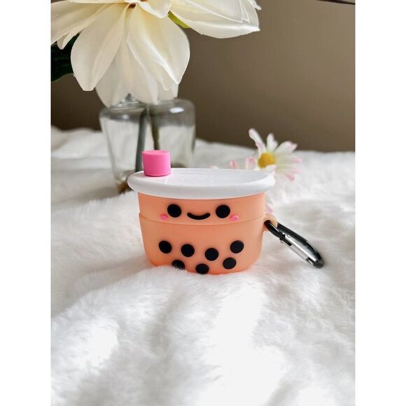 💚New Cute bubble tea AirPod case for Gen 1/2 - Picture 1 of 4